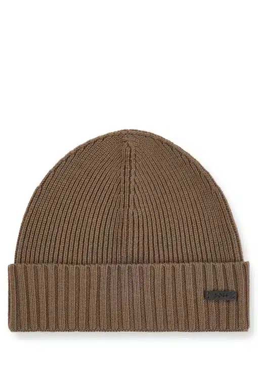 Boss Fati Beanie  Dark Green