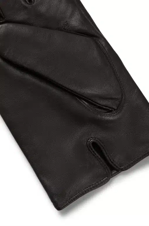 Boss Hainz Leather Gloves Dark Brown