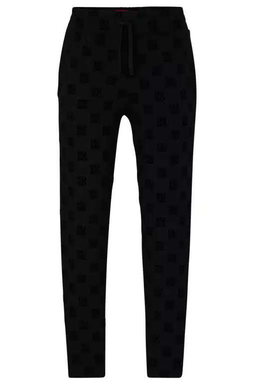 Hugo Flock Aop Pants Black