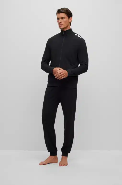 Boss Pyjama Tracksuit Set Black