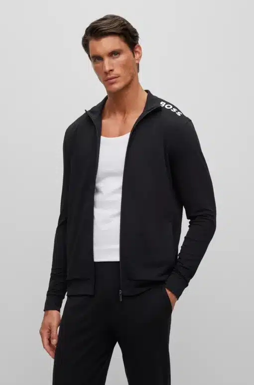 Boss Pyjama Tracksuit Set Black