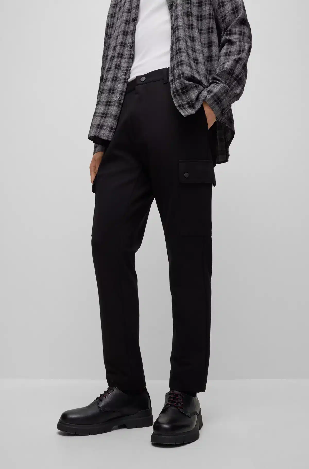 Buy Hugo Glian Trousers Black - Scandinavian Fashion Store