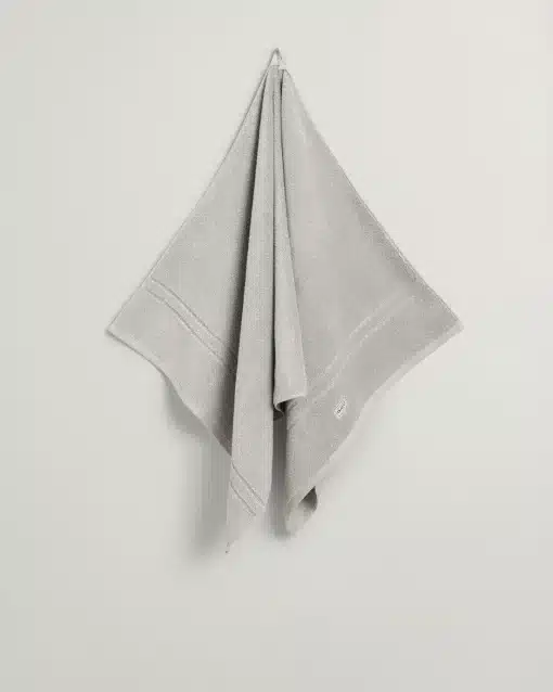 Gant Home Premium Bath Towel Heather Grey