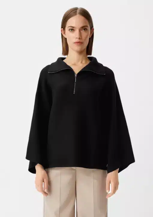 Comma, Poncho Pullover Black