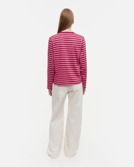 Marimekko Tasaraita Relaxed Long Sleeve Glitter