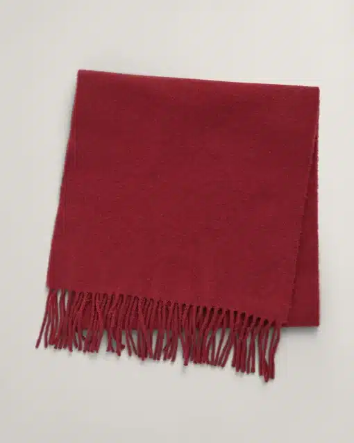 Gant Wool Scarf Plumped Red