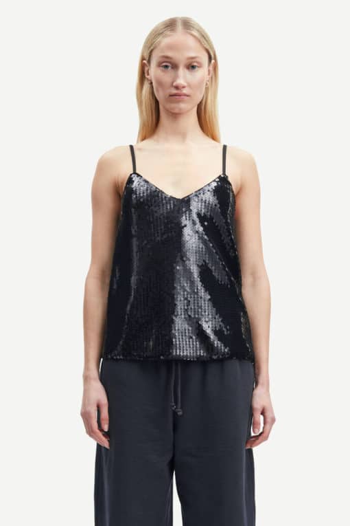 Samsoe & Samsoe Sharon Strap Top Black
