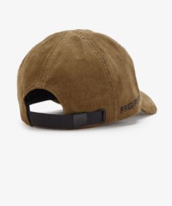 Fred Perry Waffle Cord Cap Shaded Stone