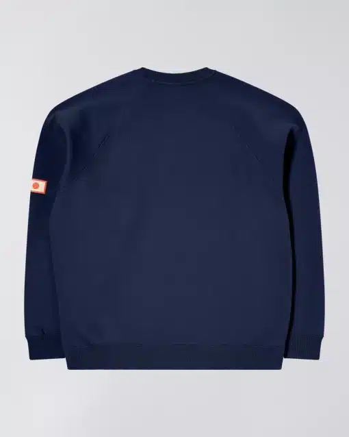 Edwin Katakana Retro Sweat Maritime Blue