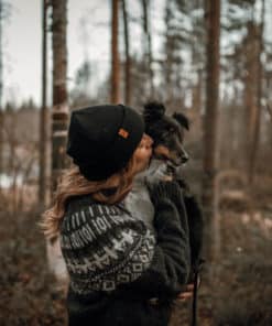 Superyellow Inari Merino Wool Beanie Black