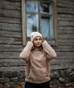 Superyellow Inari Merino Wool Beanie Vanilla