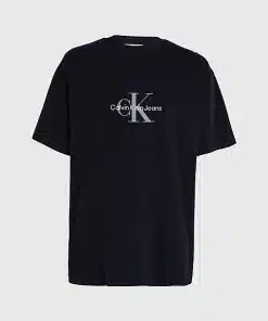 Calvin Klein Archival Mono Logo Tee Black
