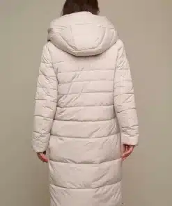 Keila Padded Faux Fur Coat Stone