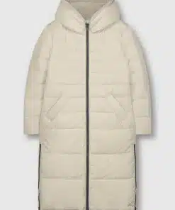 Keila Padded Faux Fur Coat Stone
