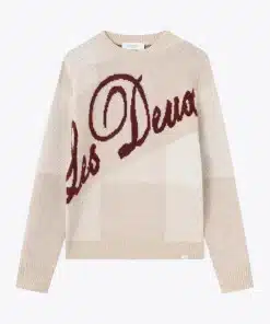 Les Deux Les Deux Buffalo Recycled Knit Light Sand/Burnt Red