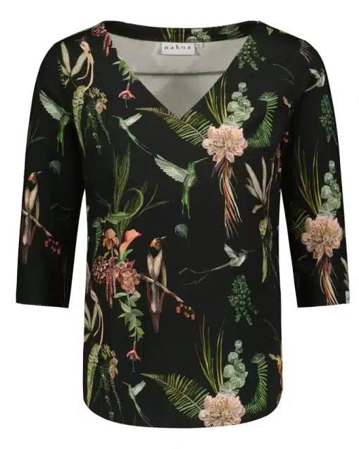 Nakoa Vera Blouse Mockingbird