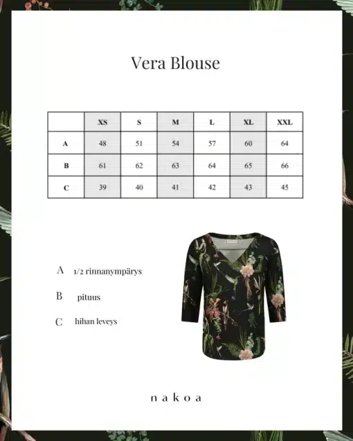 Nakoa Vera Blouse Mockingbird