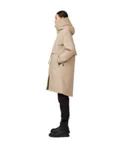 Makia Vieno Coat Light Khaki
