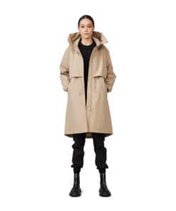 Makia Vieno Coat Light Khaki