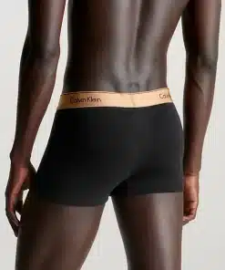 Calvin Klein Trunks - Modern Cotton Black W Gold Metallic Wb