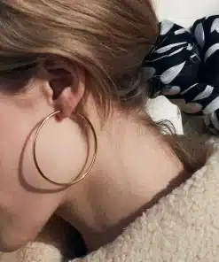 Edblad Hoops Earrings Steel Gold
