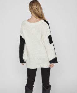 Vila Amlos V-Neck Knit Black