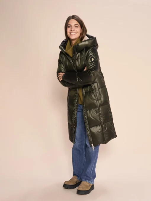 Mos Mosh Nova Mettalic Down Jacket Forest Green
