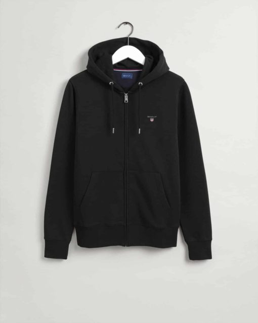 Gant The Original Full Zip Hoodie Black