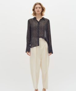 InWear Leatrix Shirt Black Noun Confetti