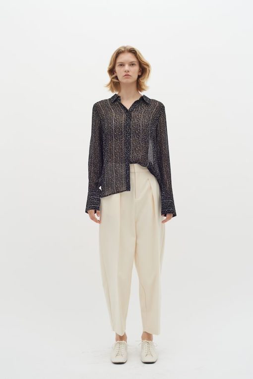InWear Leatrix Shirt Black Noun Confetti