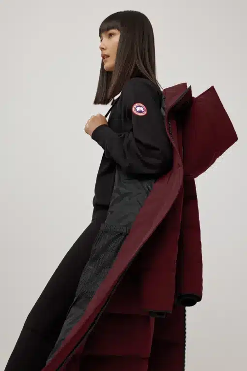 Canada Goose Mystique Parka Black Label Garnet Stone