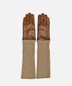 RE:DESIGNED Adda Leather Gloves Cognac