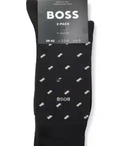 Boss Minipattern Socks 2-Pack Black