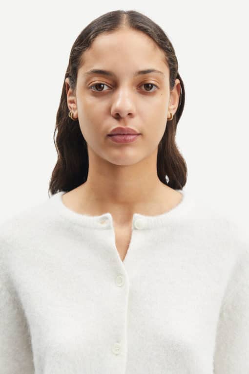 Samsoe & Samsoe Nor Short Cardigan Arctic Wolf