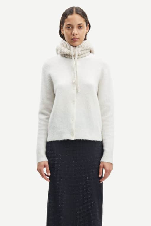 Samsoe & Samsoe Nor Short Cardigan Arctic Wolf