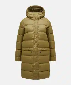 Peak Performance Frost Down Coat Women Snap Green