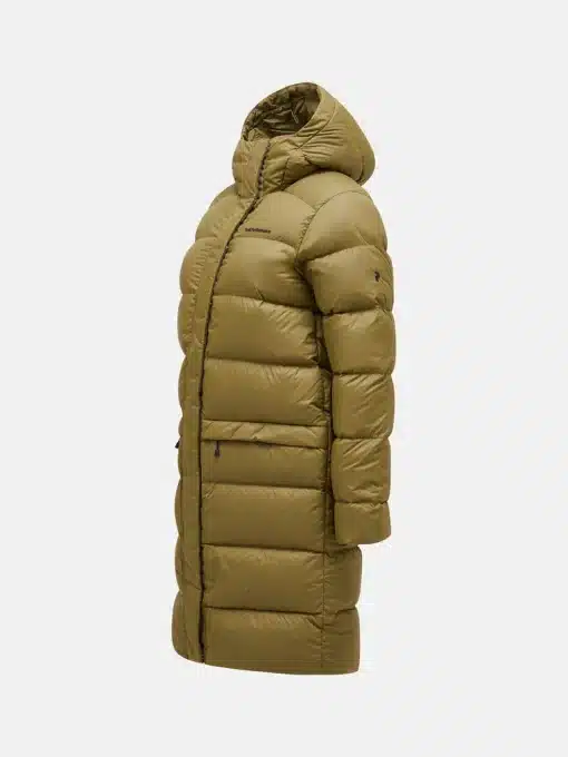 Peak Performance Frost Down Coat Women Snap Green