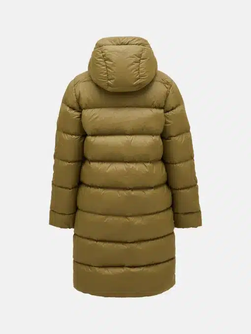 Peak Performance Frost Down Coat Women Snap Green