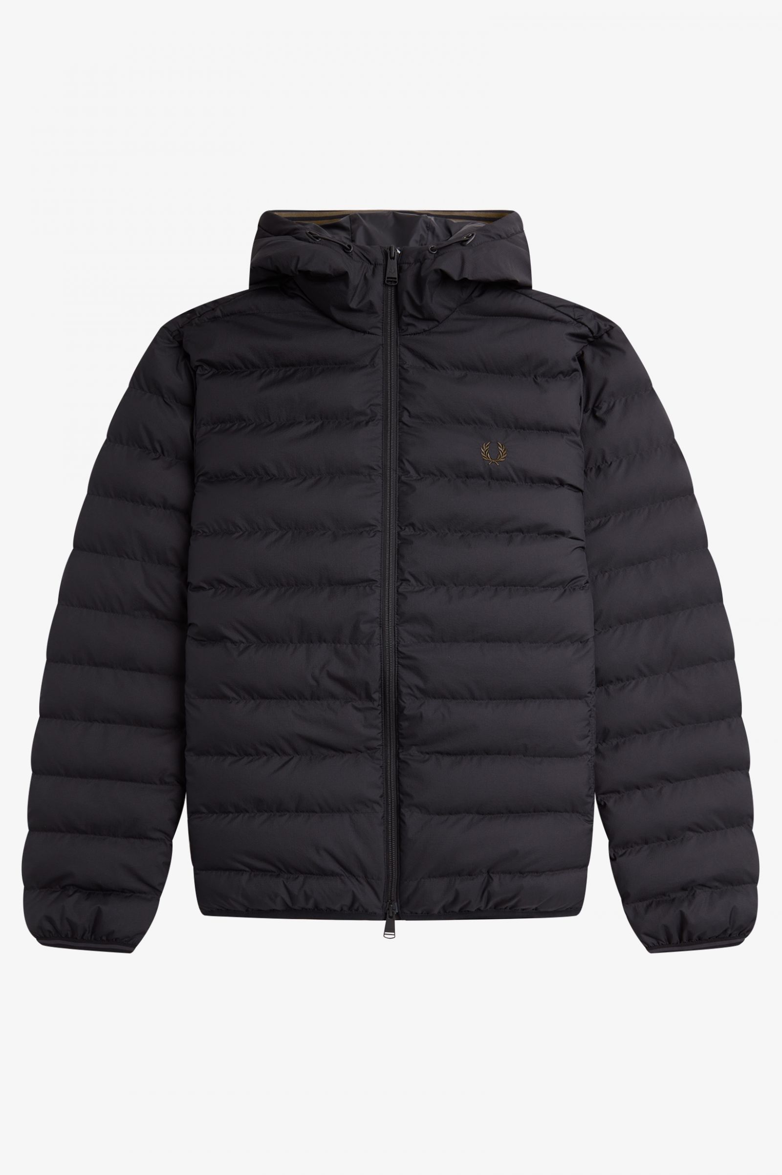 Buy Fred Perry Hooded Insulated Jacket Black Scandinavian Fashion Store