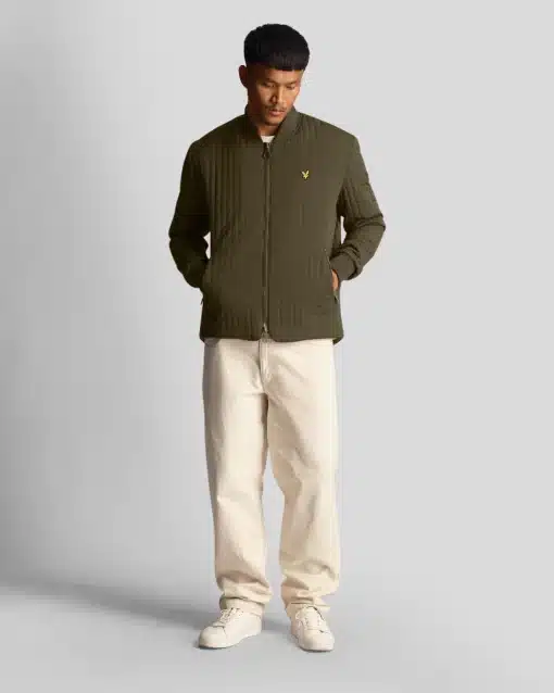 Lyle & Scott Quilted Liner Jacket Olive