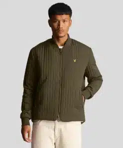 Lyle & Scott Quilted Liner Jacket Olive