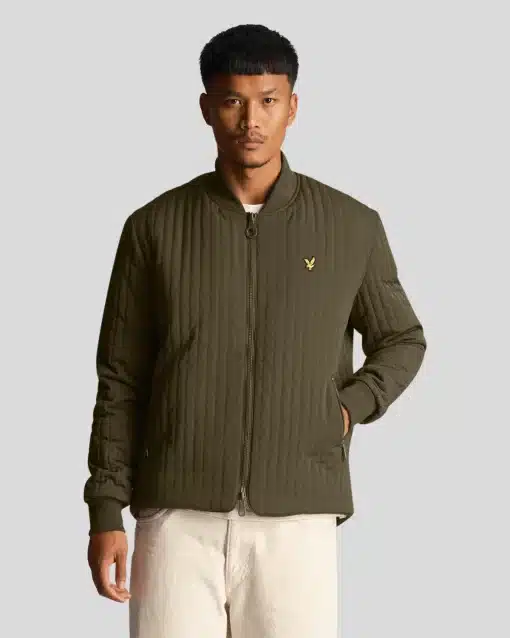 Lyle & Scott Quilted Liner Jacket Olive
