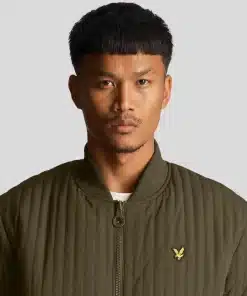 Lyle & Scott Quilted Liner Jacket Olive