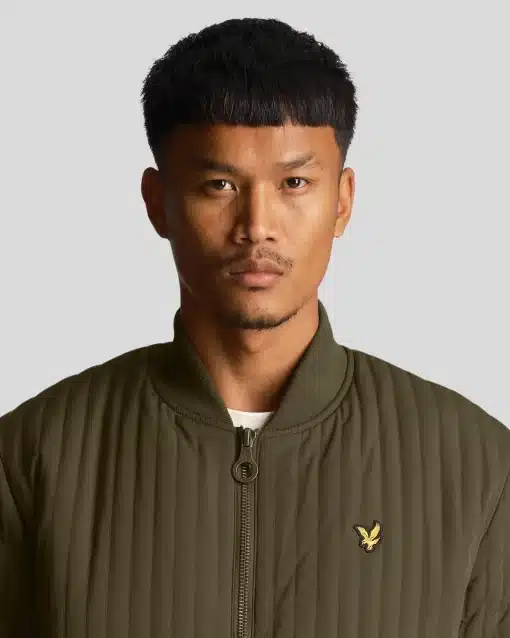 Lyle & Scott Quilted Liner Jacket Olive