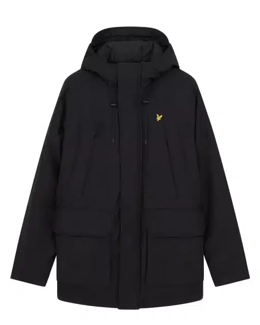 Lyle & Scott Microfleece Parka Jet Black
