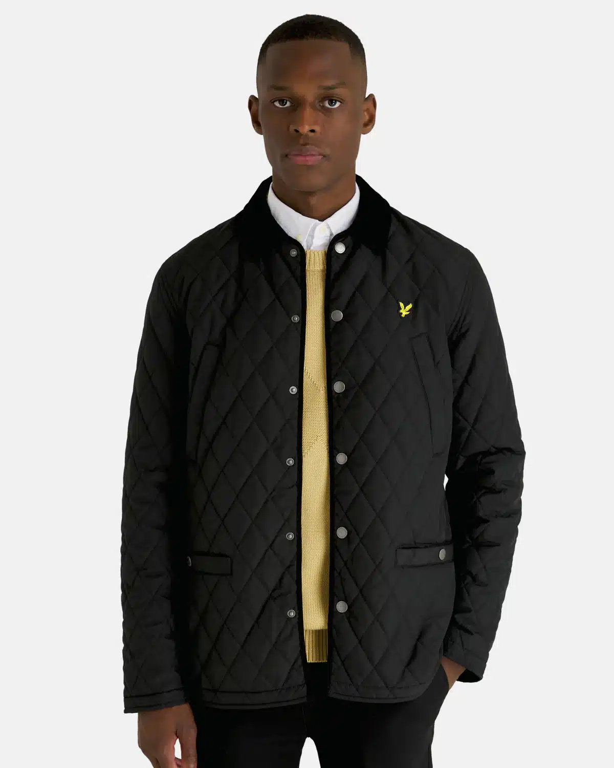 Lyle and scott quilted jacket on sale