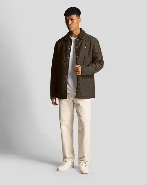 Lyle & Scott Quilted Jacket Olive