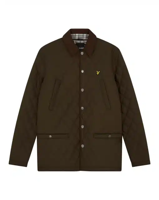 Lyle & Scott Quilted Jacket Olive
