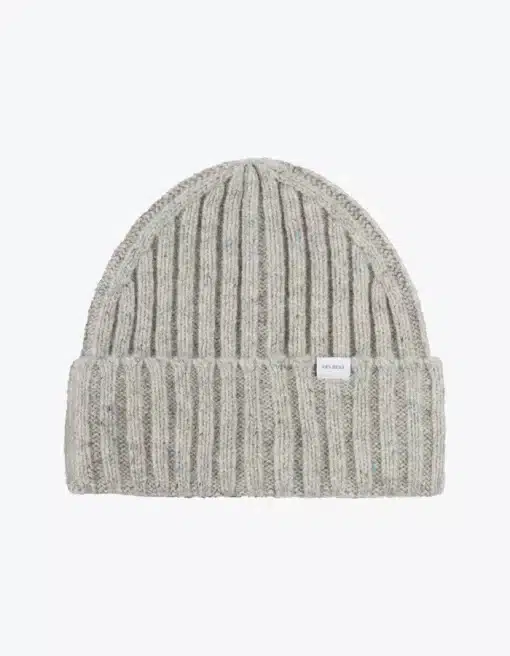 Les Deux Wayne Wool Beanie Grey Melange