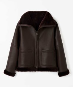 Tiger of Sweden Enele Leather Jacket Coffee